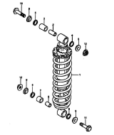 SUZUKI, DR 250 S E, STOSSDAEMPFER