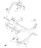 SUZUKI, GSX 600 F L, STAENDER