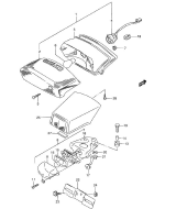 SUZUKI, GSX 600 F R, RUECKLICHT