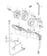 SUZUKI, GSX 600 F R, TACHOMETER