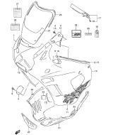 SUZUKI, GSX 600 F R, VERKLEIDUNG