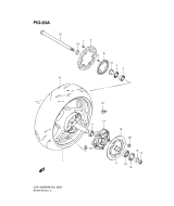 SUZUKI, GSX1300BK K9, HINTERRAD MIT ABS