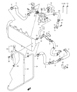 SUZUKI, GSX 1250 FA L2, KUEHLER LEITUNG