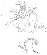 SUZUKI, Suzuki AY50WRW, VORDERER HAUPTBREMSZYLINDER AJP