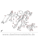 Bolzen Achse für Hauptständer Ständer Daelim VT 125 Evolution 