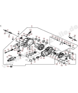 Leeb, Blade 550 offroad LOF IRS 2015, DIFFERENZIAL VORNE