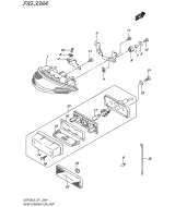 SUZUKI, GSR 750 L5, KOMBINATIONSLAMPE HINTEN