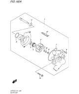 SUZUKI, GSR 750 L5, WASSERPUMPE