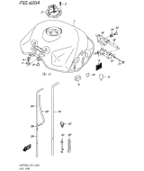 SUZUKI, GSR 750 L5, TREIBSTOFFTANK