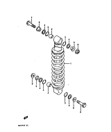 SUZUKI, DR 125 S E, STOSSDAEMPFER