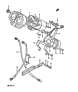 SUZUKI, DR 125 S E, TACHOMETER