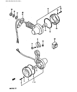 SUZUKI, DR 125 S E, BLINKERLICHT