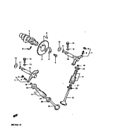 SUZUKI, DR 125 S E, NOCKENWELLE VENTIL