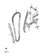 SUZUKI, DR 125 S E, STEUERKETTE