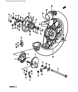 SUZUKI, DR 250 S G, HINTERRAD