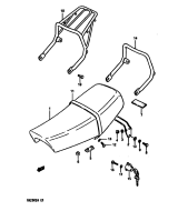 SUZUKI, DR 250 S G, SITZ