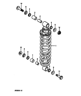 SUZUKI, DR 250 S G, STOSSDAEMPFER