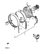 SUZUKI, DR 250 S G, SCHEINWERFER