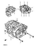 SUZUKI, DR 250 S G, KURBELGEHAEUSE