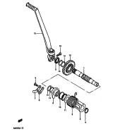 SUZUKI, DR 250 S G, KICK STARTER