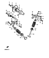 SUZUKI, DR 250 S G, NOCKENWELLE VENTIL