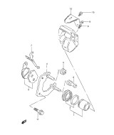 SUZUKI, TU 125 XT X, FRONT BREMSSATTEL