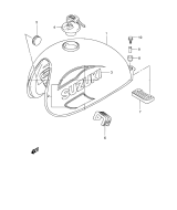 SUZUKI, TU 125 XT X, TREIBSTOFF TANK