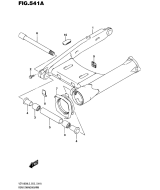 SUZUKI, VZR 1800 BZ Intruder M1800R L5, HINTERER SCHWINGARM