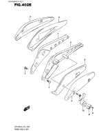 SUZUKI, VZR 1800 BZ Intruder M1800R L5, RAHMEN LENKGRIFF