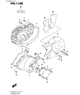 SUZUKI, VZR 1800 BZ Intruder M1800R L5, KURBELGEHAEUSE ABDECKUNG