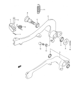 SUZUKI, RM 125 US N, HINTERE BREMSE