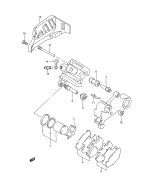 SUZUKI, RM 125 US N, HINTERE BREMSE