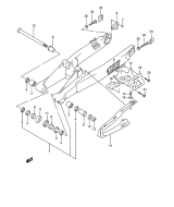 SUZUKI, RM 125 US N, HINTERER SCHWINGARM