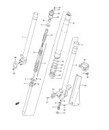 SUZUKI, RM 125 US N, FRONTDAEMPFER