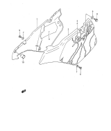 SUZUKI, RM 125 US N, RAHMENVERKLEIDUNG