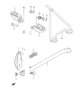 SUZUKI, RM 125 US N, STAENDER FUSSSTUETZE