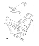 SUZUKI, RM 125 US N, SITZRAHMEN