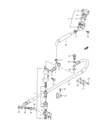 SUZUKI, RM 125 US N, HINTERER HAUPTBREMSZYLINDER