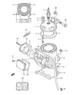 SUZUKI, RM 125 US N, ZYLINDER