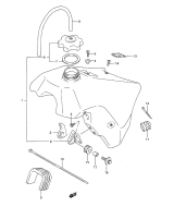 SUZUKI, RM 125 US N, TREIBSTOFFTANK