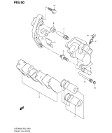 SUZUKI, GSF 600 /S Bandit X, VORDERER BREMSSATTEL