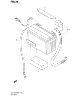 SUZUKI, GSF 600 /S Bandit X, BATTERIE