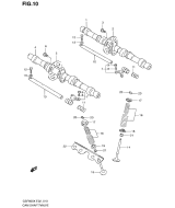 SUZUKI, GSF 600 /S Bandit X, NOCKENWELLE VENTIL