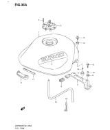 SUZUKI, GSF 600 /S Bandit X, TREIBSTOFF TANK