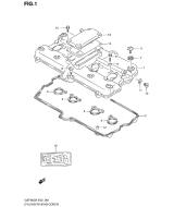 SUZUKI, GSF 600 /S Bandit X, ZYLINDERKOPF ABDECKUNG