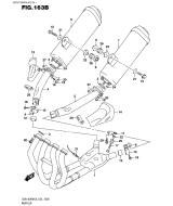 SUZUKI, Suzuki GSX1300RA L6, AUSPUFF