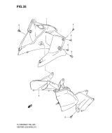 SUZUKI, Suzuki FL125SDW K7, CENTER LEG SHIELD