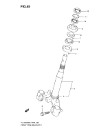 SUZUKI, FL 125 SDW Address K7, VORDERGABEL HALTERUNG