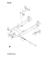 SUZUKI, Suzuki FL125SDW K7, HINTERER SCHWINGARM