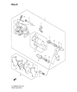 SUZUKI, FL 125 SDW Address K7, FRONT BREMSSATTEL